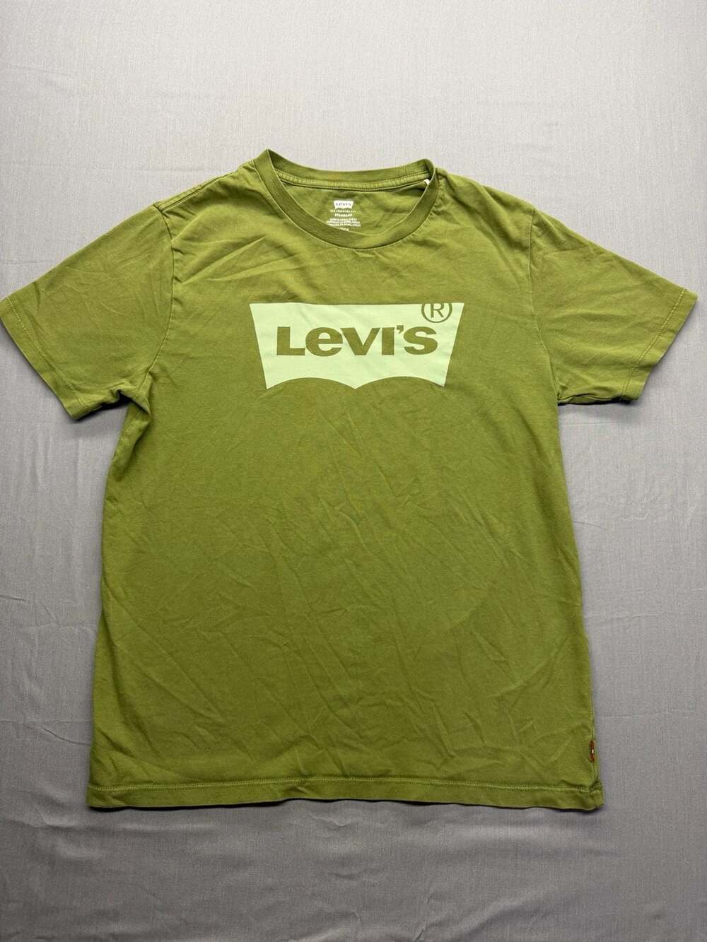 Levi's Graphic Crew Neck T-Shirt, Olive Green, Size S/P/CH